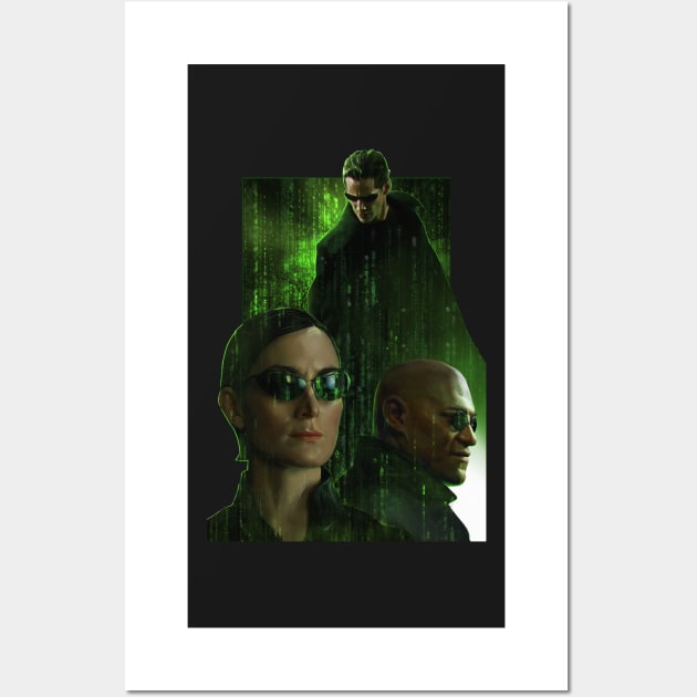 The Matrix Neo Keanu Film Conspiracy pill Wall Art by thedoomseed